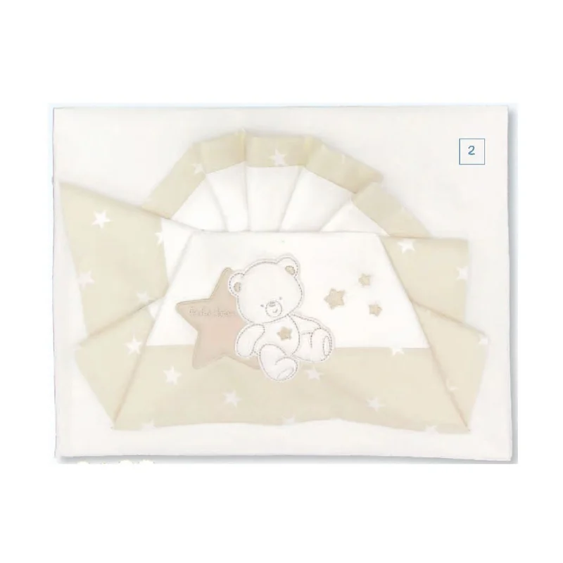 Set Lenzuola da Lettino (sotto, sopra e federa) BEIGE