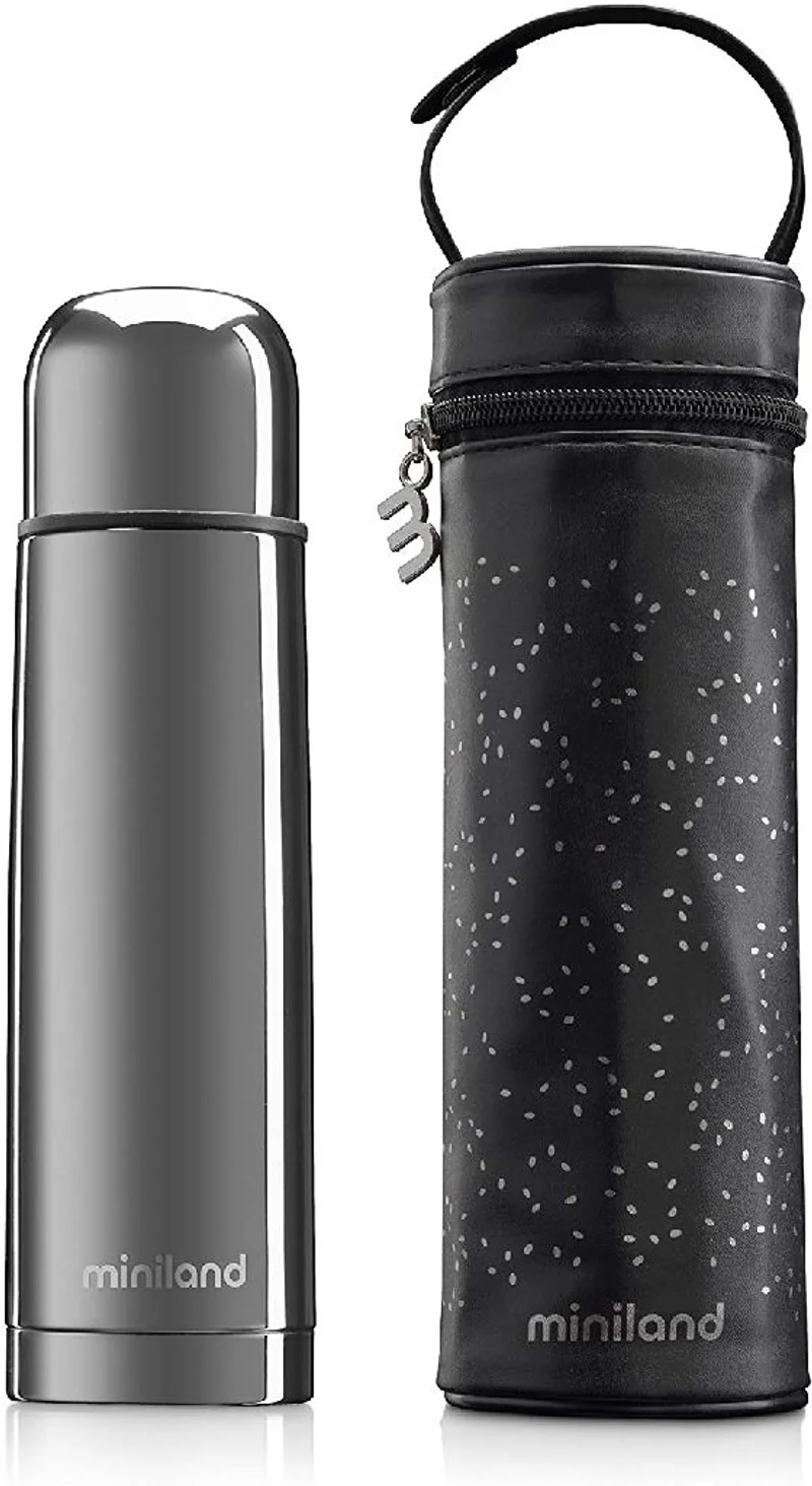 Miniland Esclusivo Thermos Deluxe Argento - 500 ml