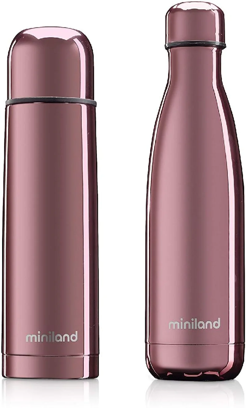 Miniland  Thermos e Bottiglia Mybabyme Silver - 500 Ml