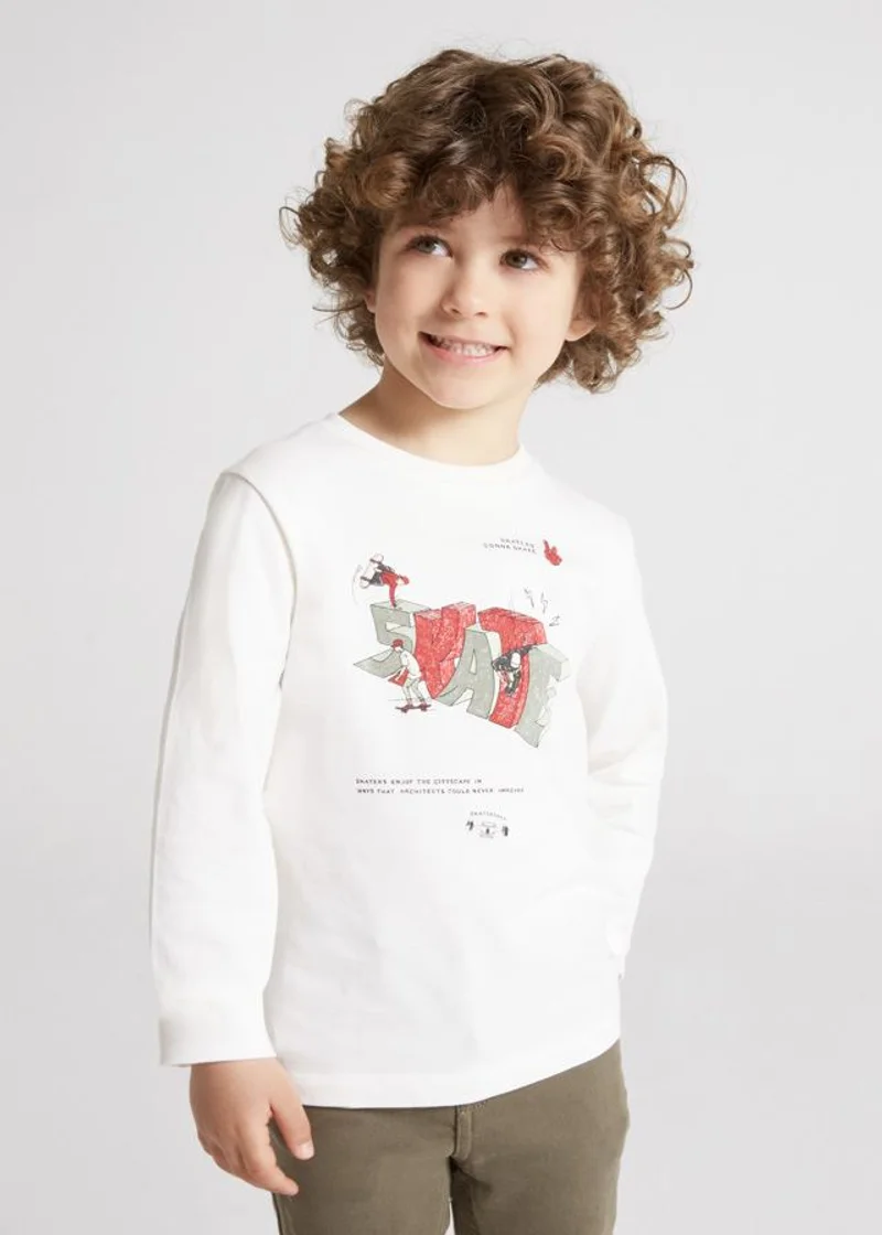 Maglia m/l con stampa
