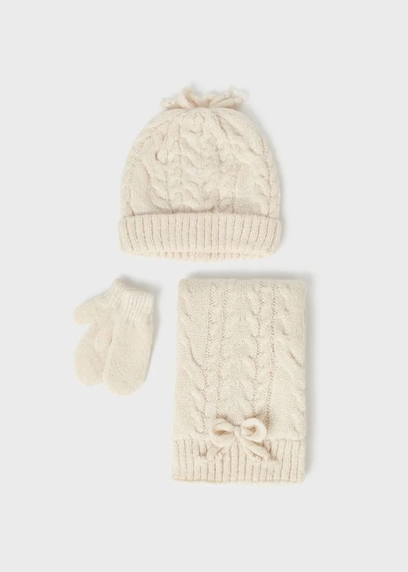 completo sciarpa+cappello+guanti