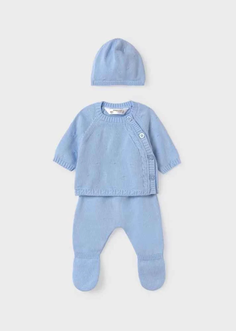 set tricot + cappellino