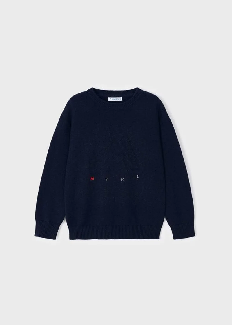 maglione giro collo