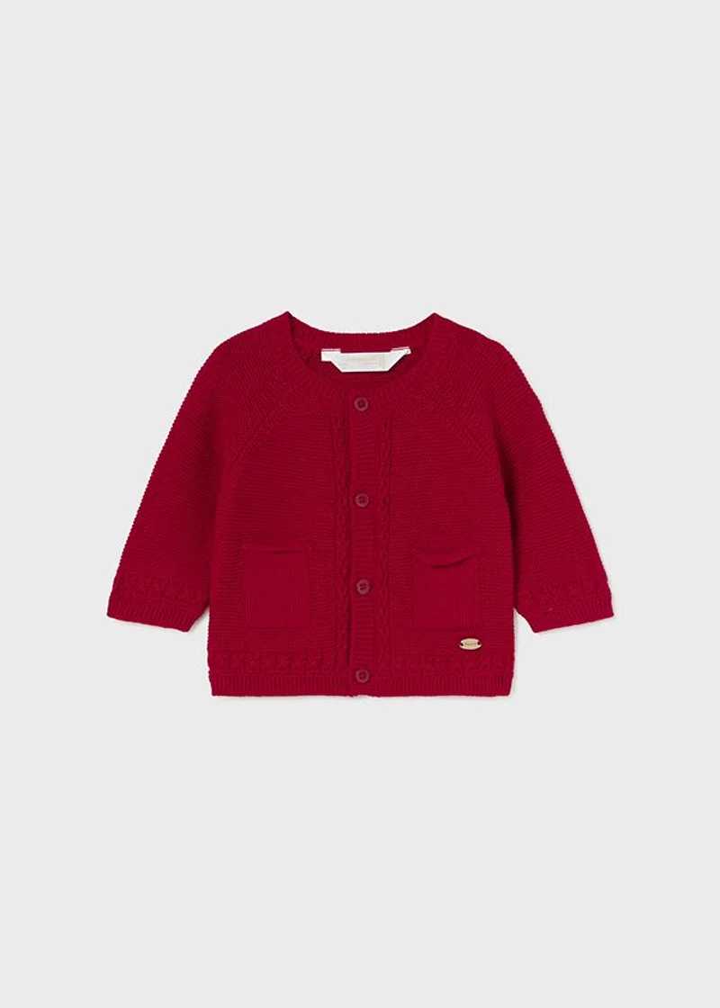 cardigan girocollo