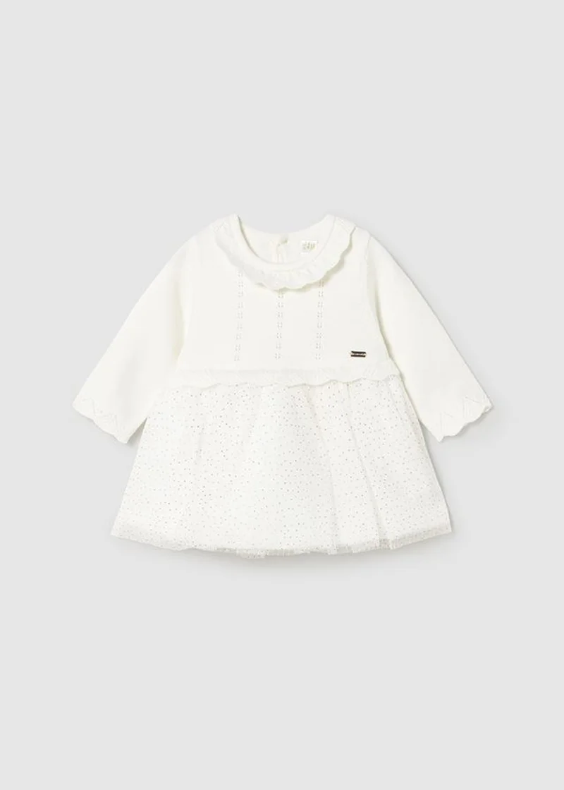 vestito tricot/tulle vestito tricot/tulle