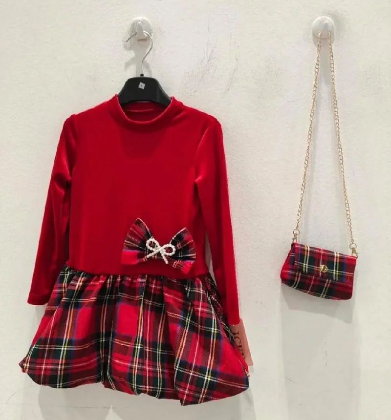 vestito gonna scozzese