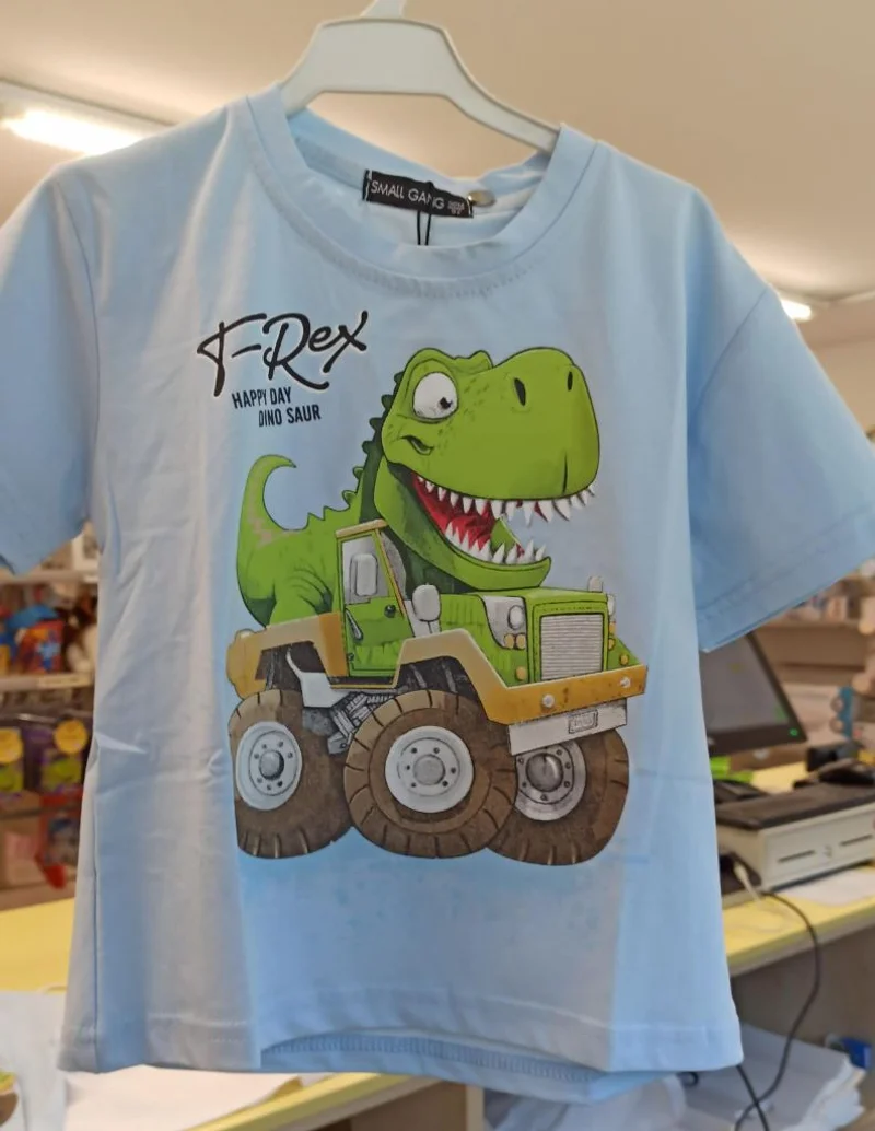 maglietta dinosauro