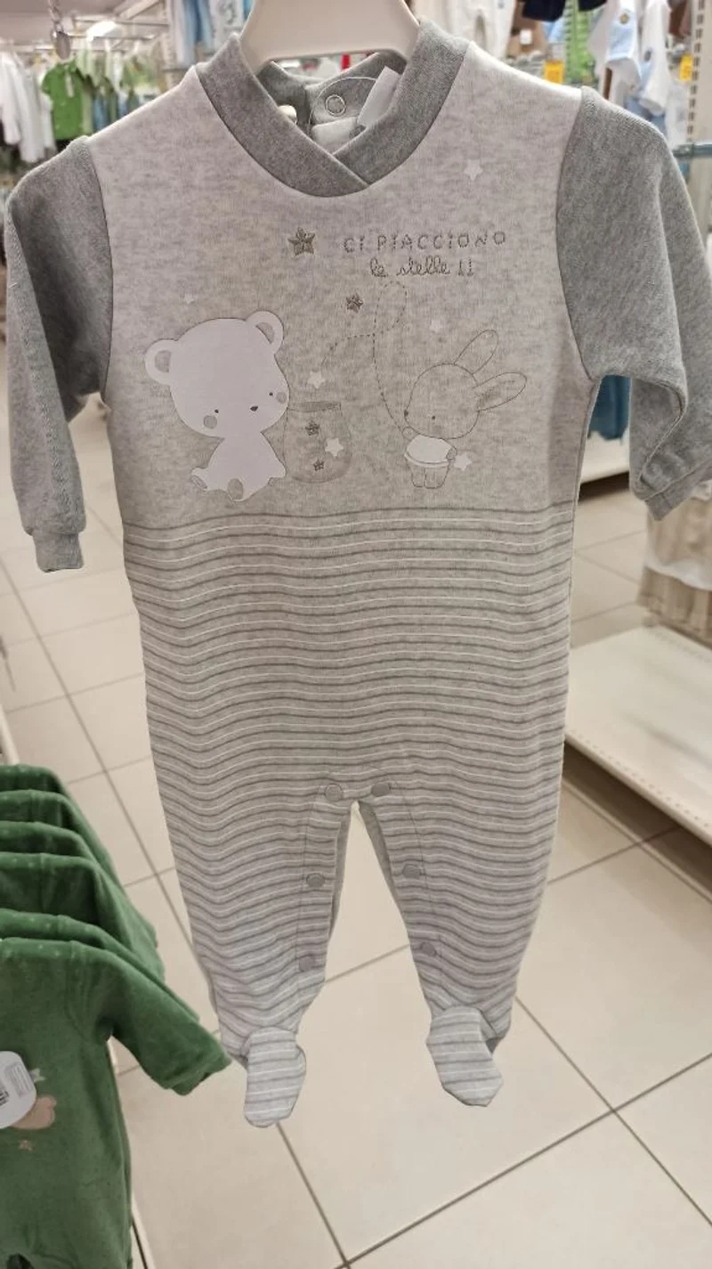 tutina interlock orso coniglio